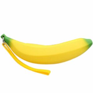 Banan smart väskan för dina pengar, nycklar, pennor i silikon