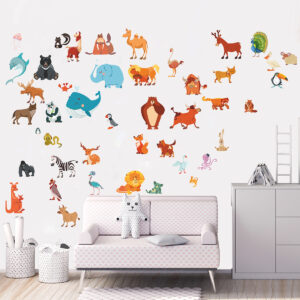 81 st söta djur vinyl vägg klistermärken