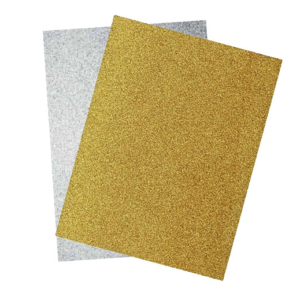 5 st / förp Glitter Papper A4 Guld / Silver