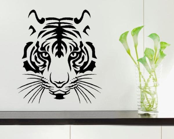 Tiger vinyl vägg klistermärke