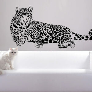 Leopard vinyl vägg klistermärken